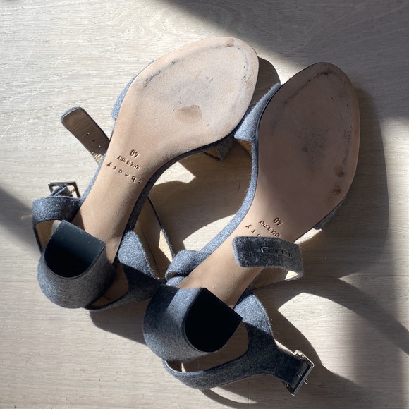 Theory Wool Heeled Sandals - Picture 5 of 6